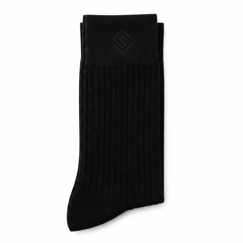 SSD-ACC026 Monogram Ribbed Socks packshot