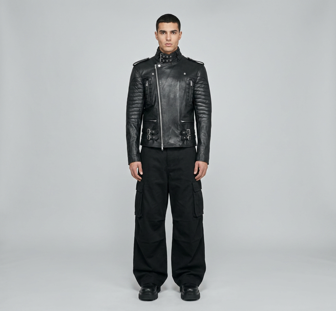 Model draagt jacket