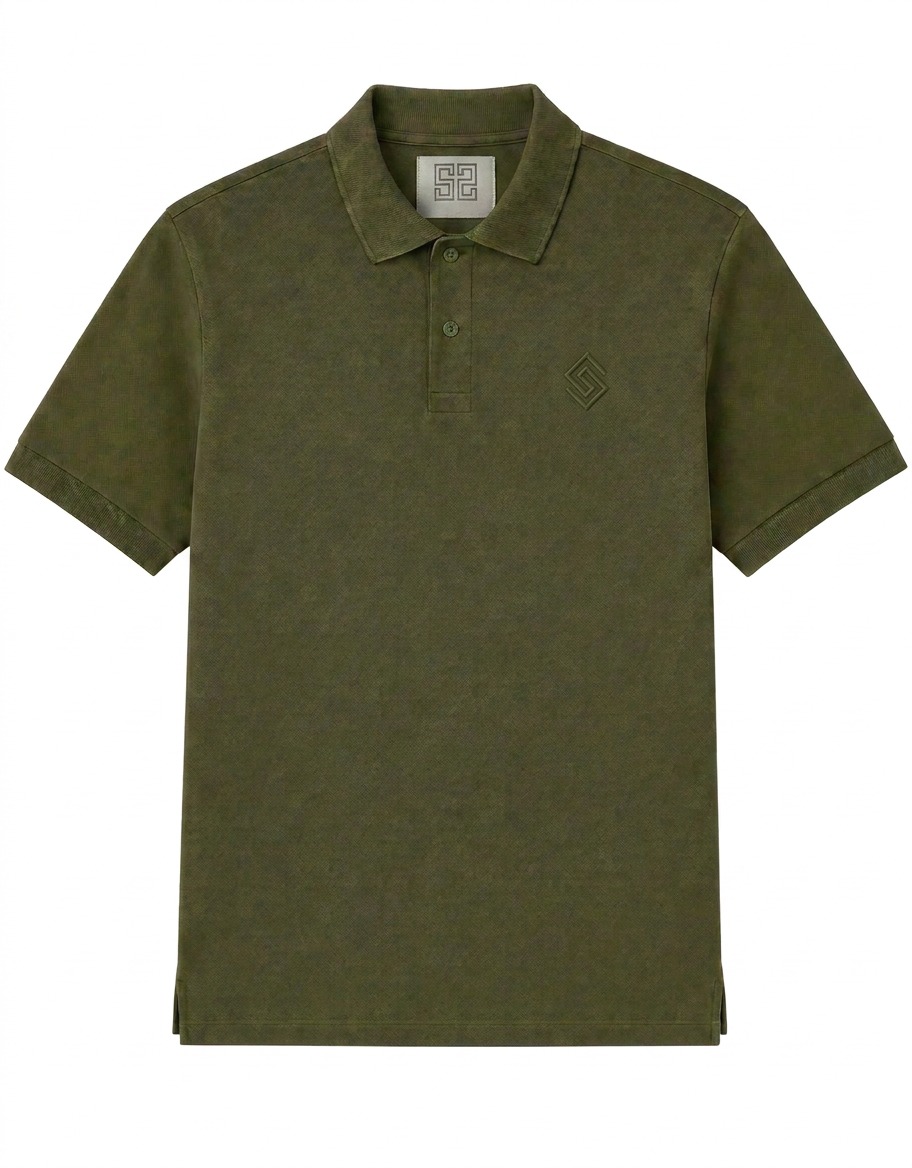 SSD-921 SSD Tennis Polo Moss Olive
