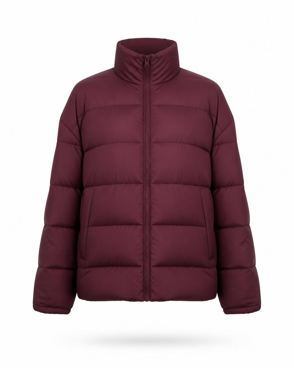 SUSUDIO WOMEN Oxblood Quilted Jacket — vooraanzicht