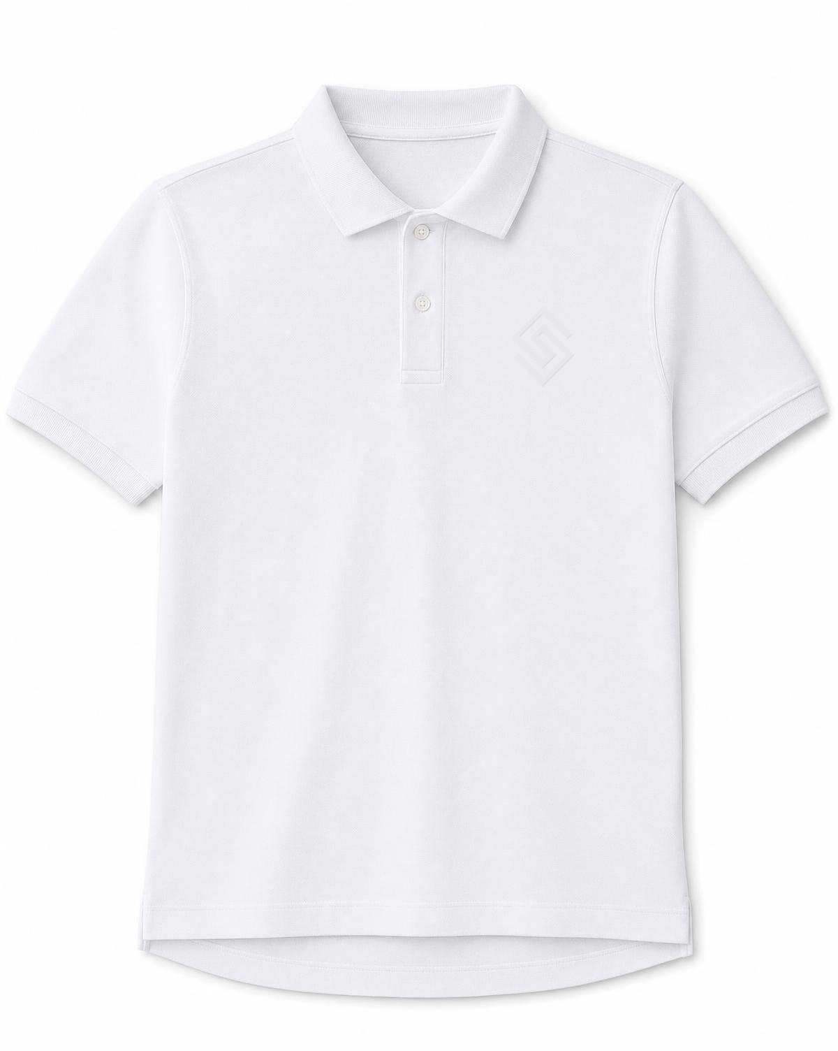 SSD-989 Classic Pique Polo White