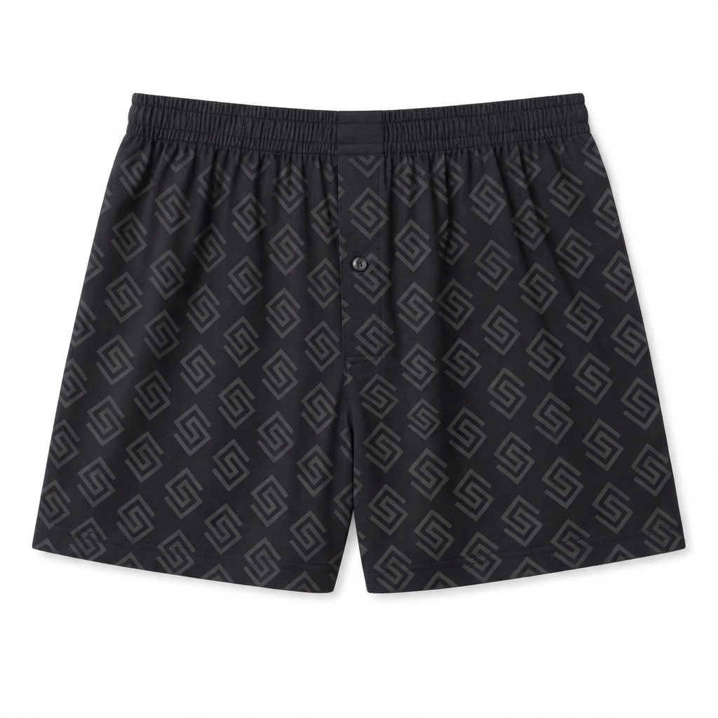 SSD-ACC028 Monogram Print Boxer Short packshot