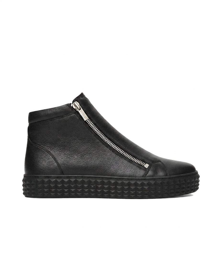 SSD-HZSRG Zipped High Top Black