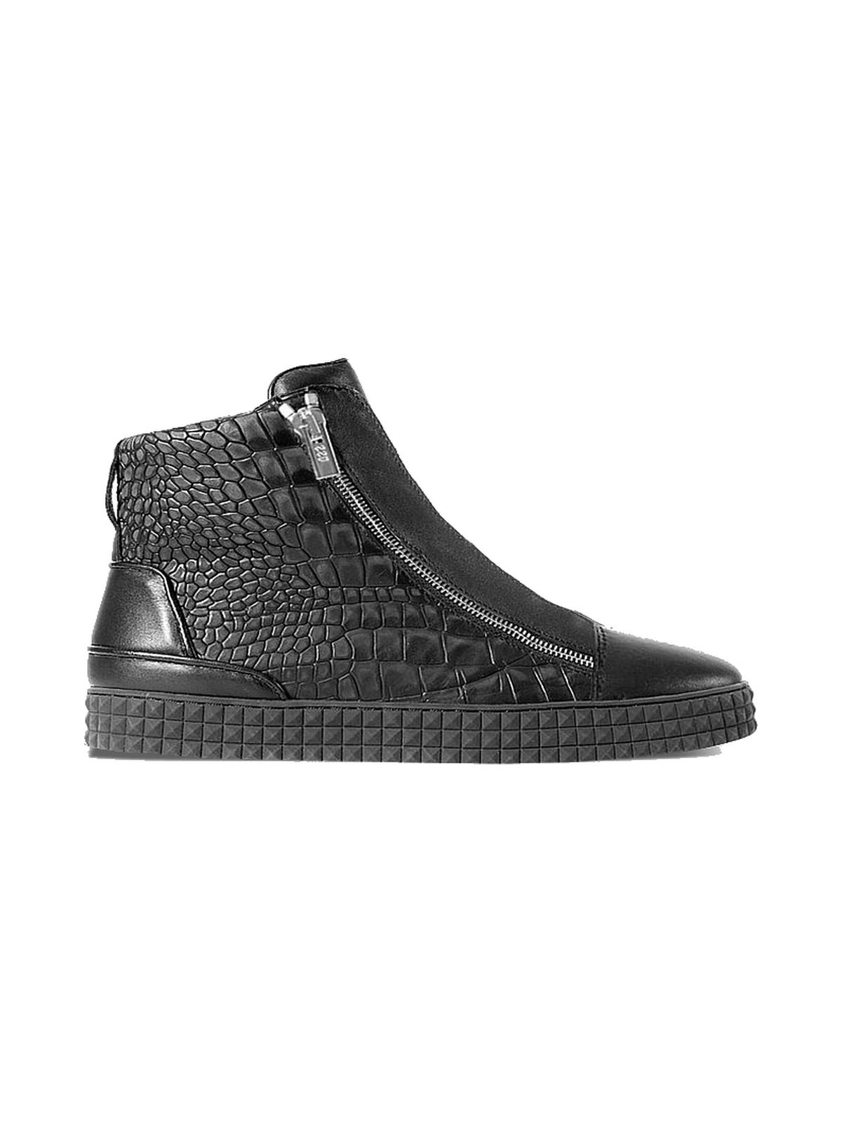 SSD-CZSR Croco Midtop Black — beeld 1