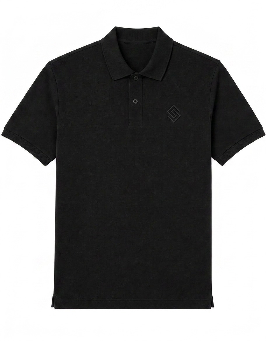 SSD-921 SSD Tennis Polo Soot Black