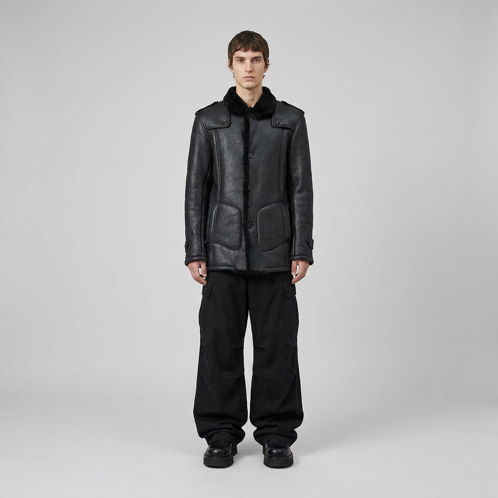 Model draagt jacket