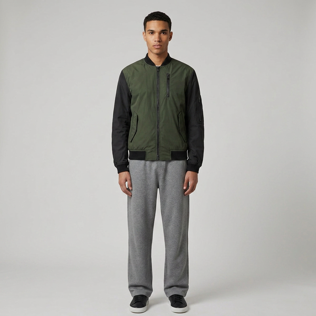 Model draagt jacket