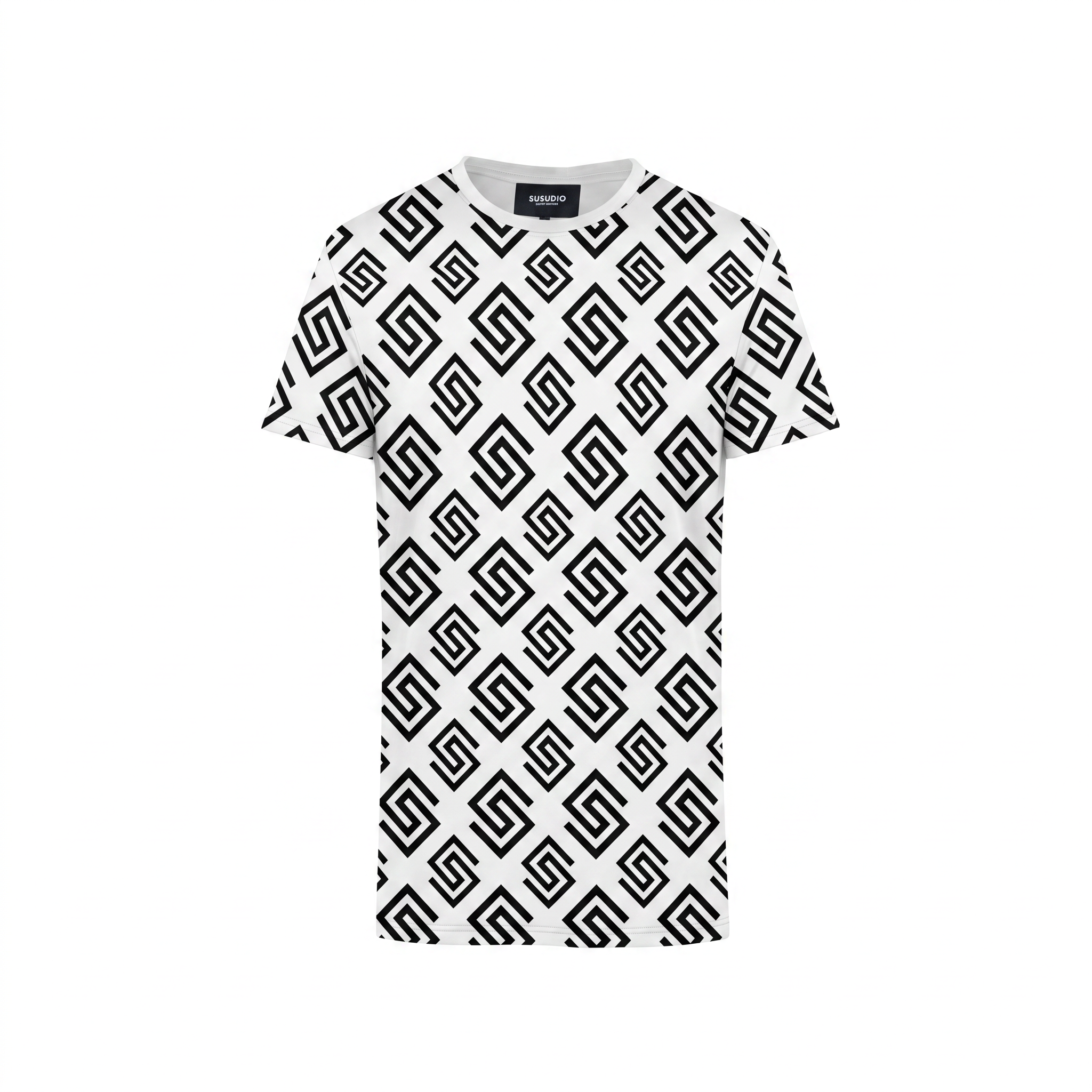 SSD-818 Logo pattern tee — beeld 1