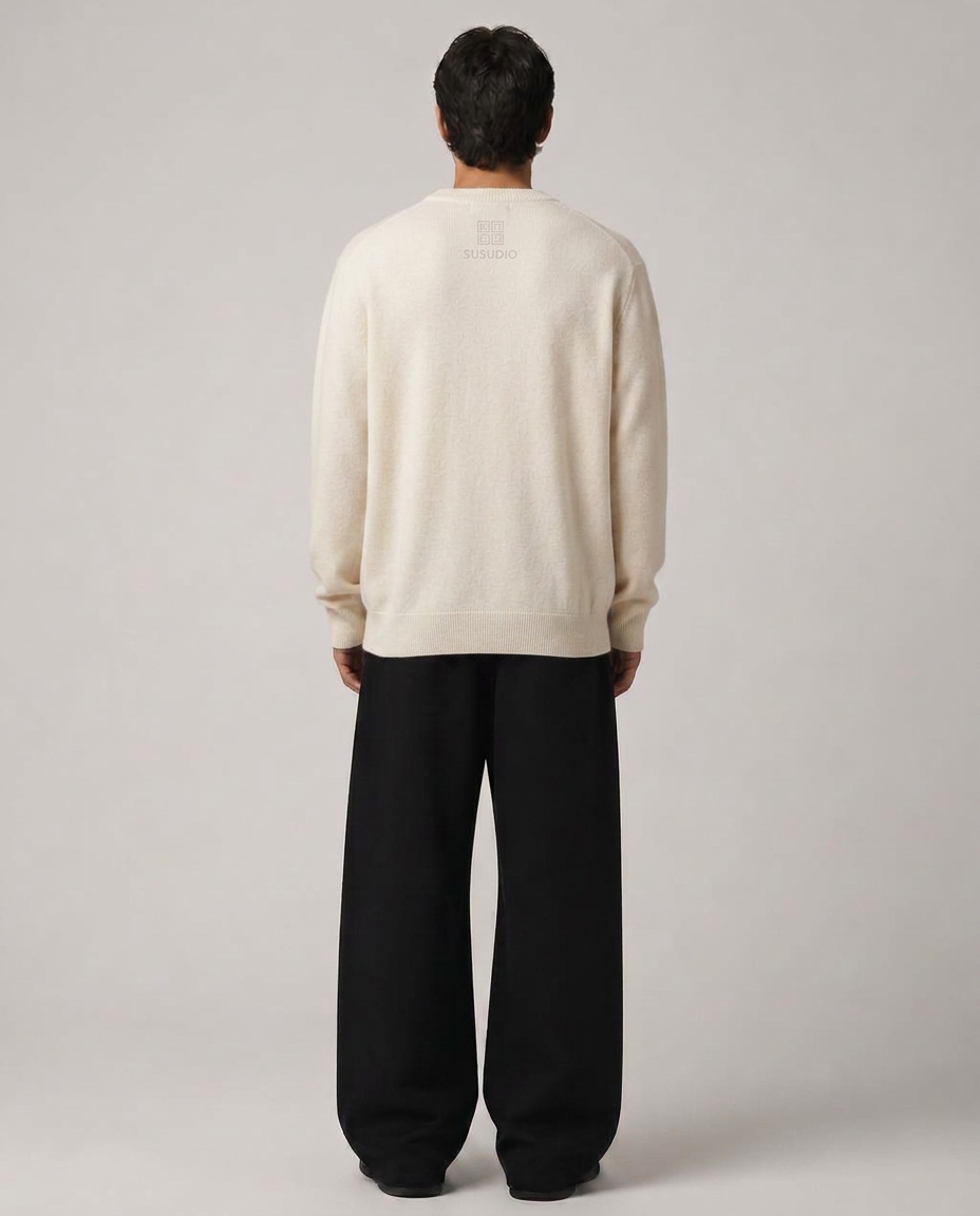 SSD-929 Heavy Crewneck — Model — back