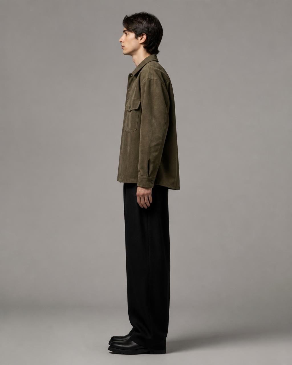 SSD-935 Utility Overshirt — Model — side