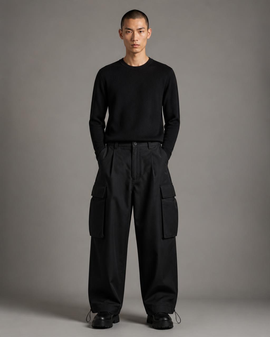 SSD-937 Wide Cargo Pant — Model — front