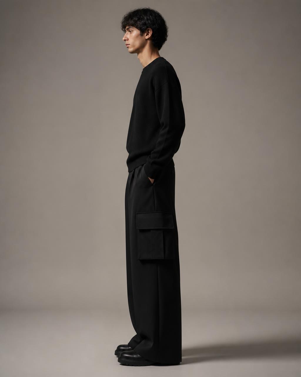 SSD-937 Wide Cargo Pant — Model — side