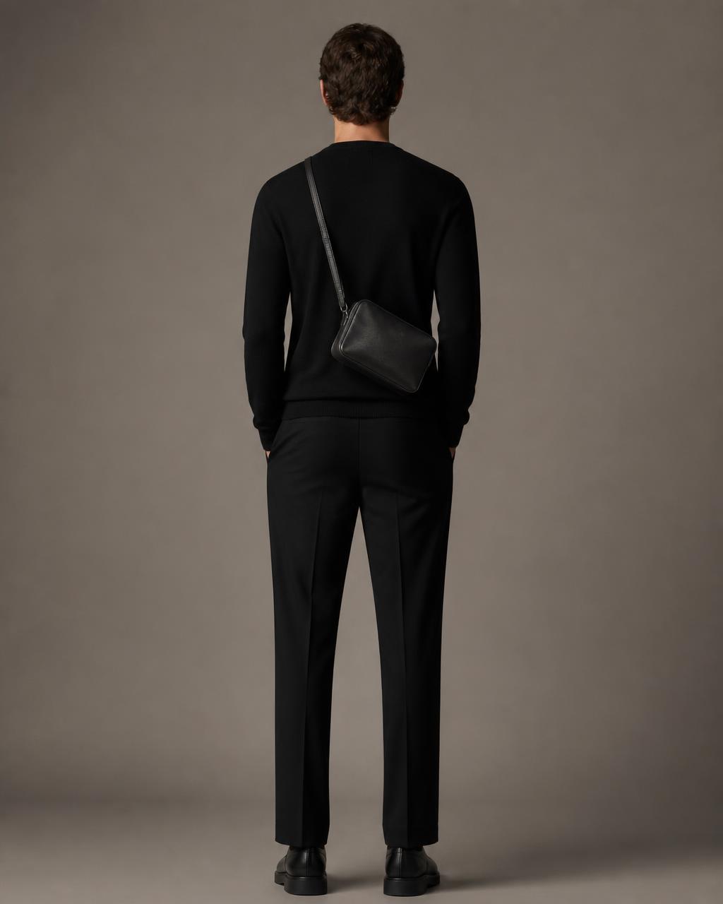SSD-948 Nylon Crossbody — Model — back