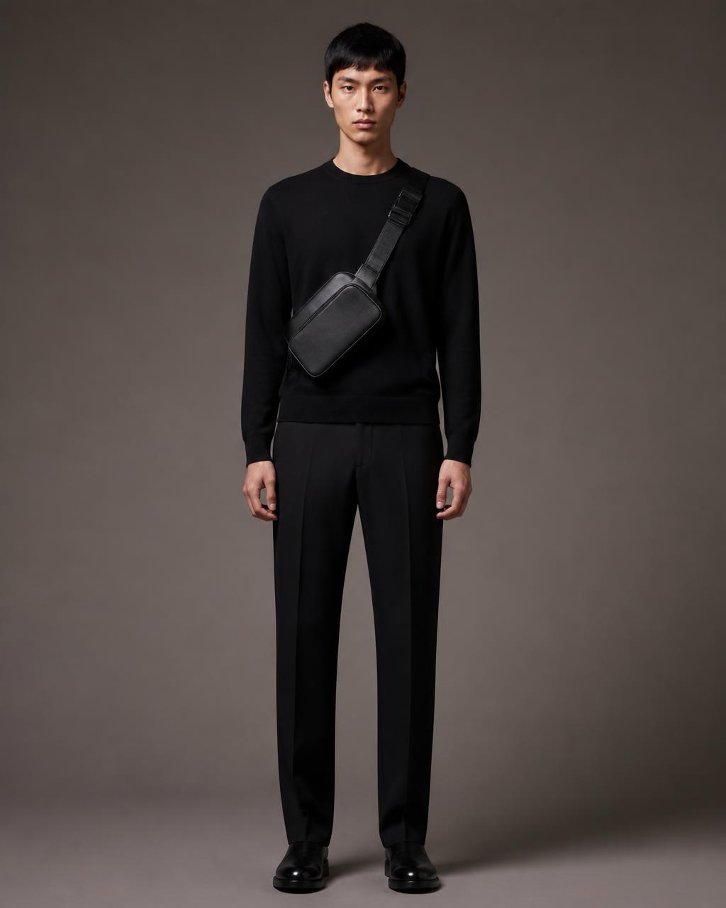 SSD-948 Nylon Crossbody — Model — front